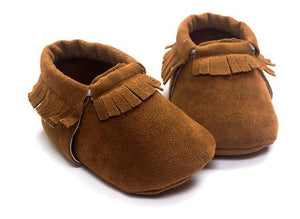 Suede Baby Moccasins - COVESSENTIAL