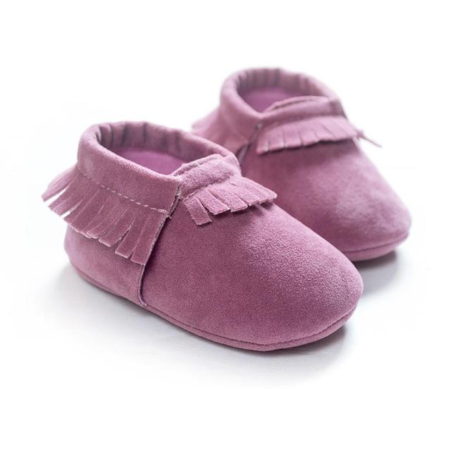 Suede Baby Moccasins - COVESSENTIAL