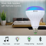 RGB LED Bluetooth Speaker Light Bulb - COVESSENTIAL