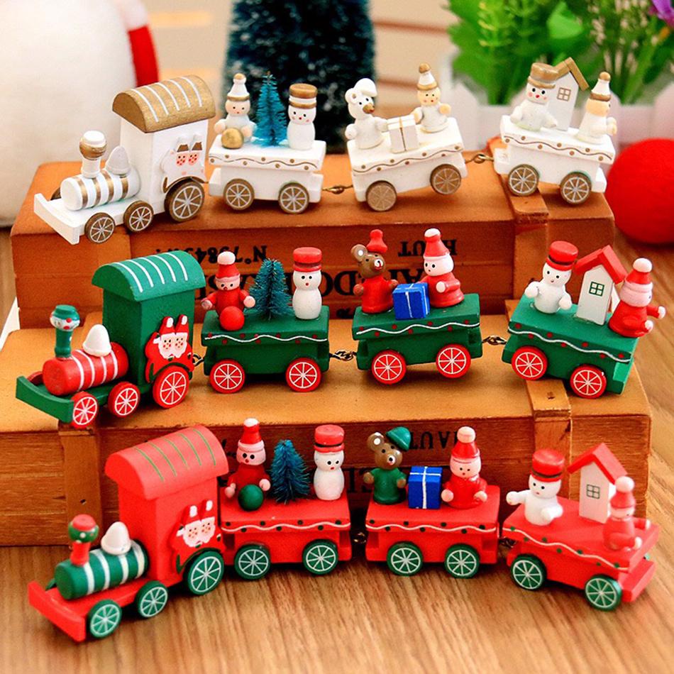 Christmas Wooden Train